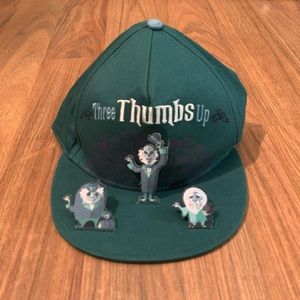 Vintage Walt Disney Parks The Haunted Mansion Ride Hat Three Thumbs Up Adult